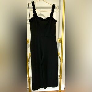 Bebe Wide Legged Ruffle Jumpsuit Size Medium